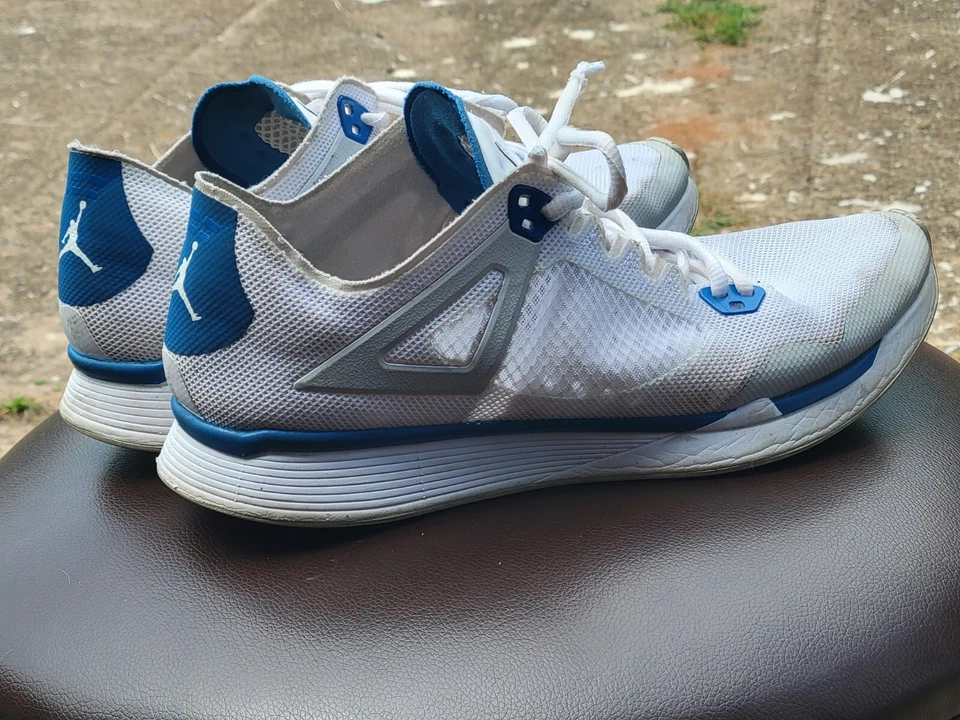 Nike Hombres Air Jordan 89 Racer AQ3747-104 Blanco Zapato para Correr Tenis Talla 11.5 Foto 2 de 4