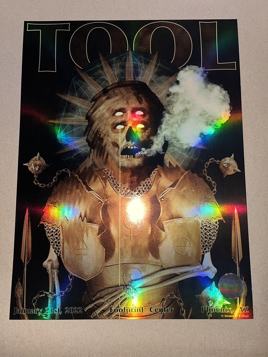 Tool Poster 1/21 2022 Footprint Center Phoenix Arizona Arcano XV