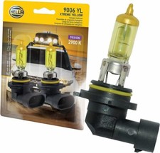 Hella 9006 Yl Twin Blister Xtreme Yellow Bulb 12v 55w 2 Pack