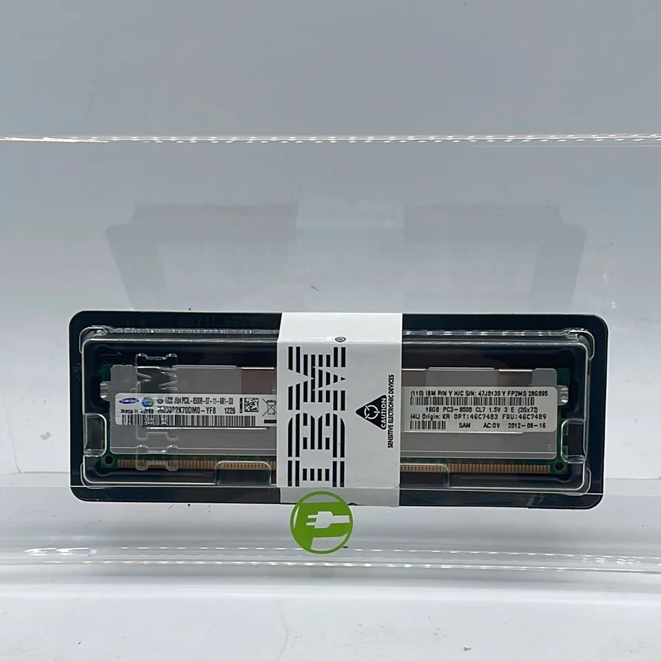 New 46C0582 46C0570 IBM 8GB PC3L-8500R DDR3-1066 REG ECC 4RX8 RDIMM VLPDIMM - Image 2 of 4