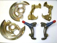 1968 - 1974 Chevy Nova Stock Spindle Kit With Caliper Brackets Backing Plates