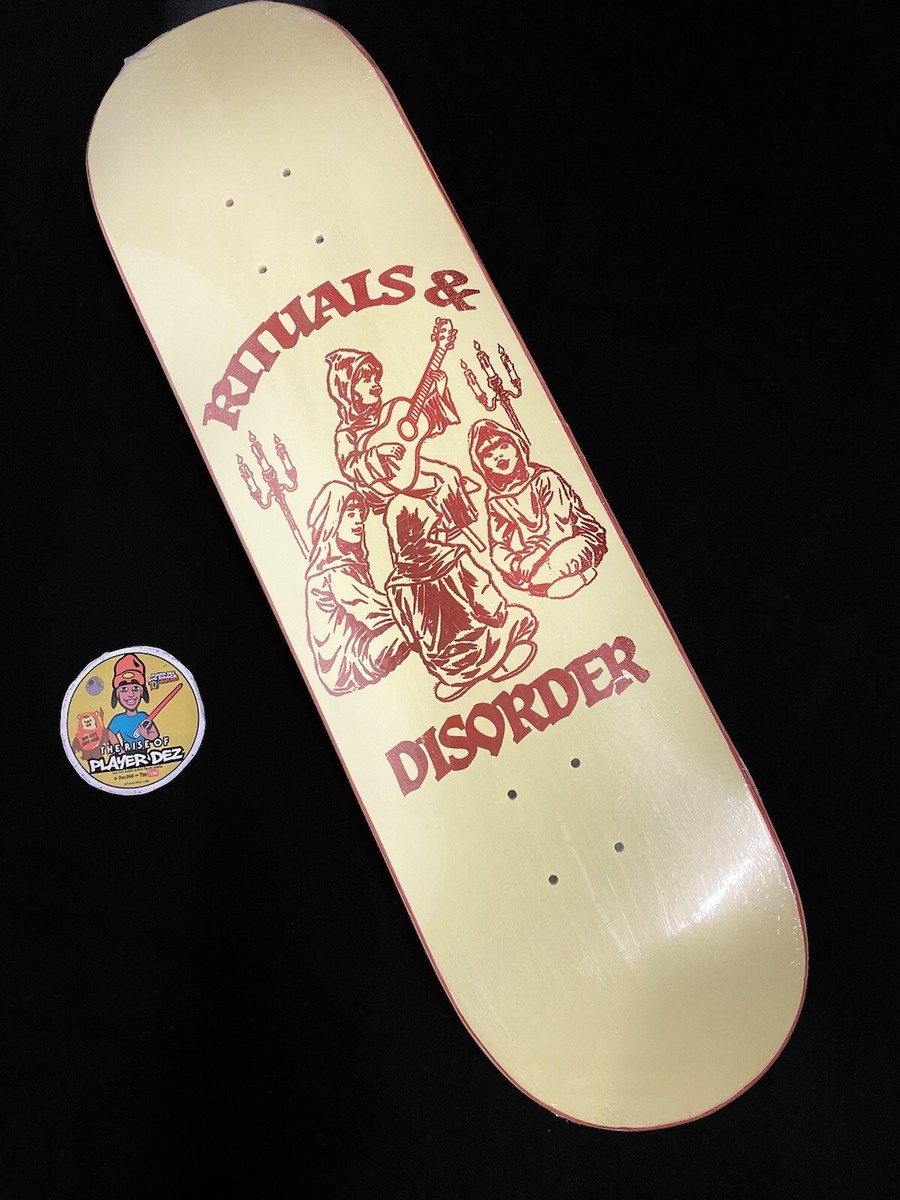 RARE Nyjah Huston Disorder Skateboard Deck 8.5” RITUALS In