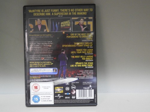 Michael McIntyre DVD Live and Laughing - British Stand Up Comedy - Picture 2 of 2