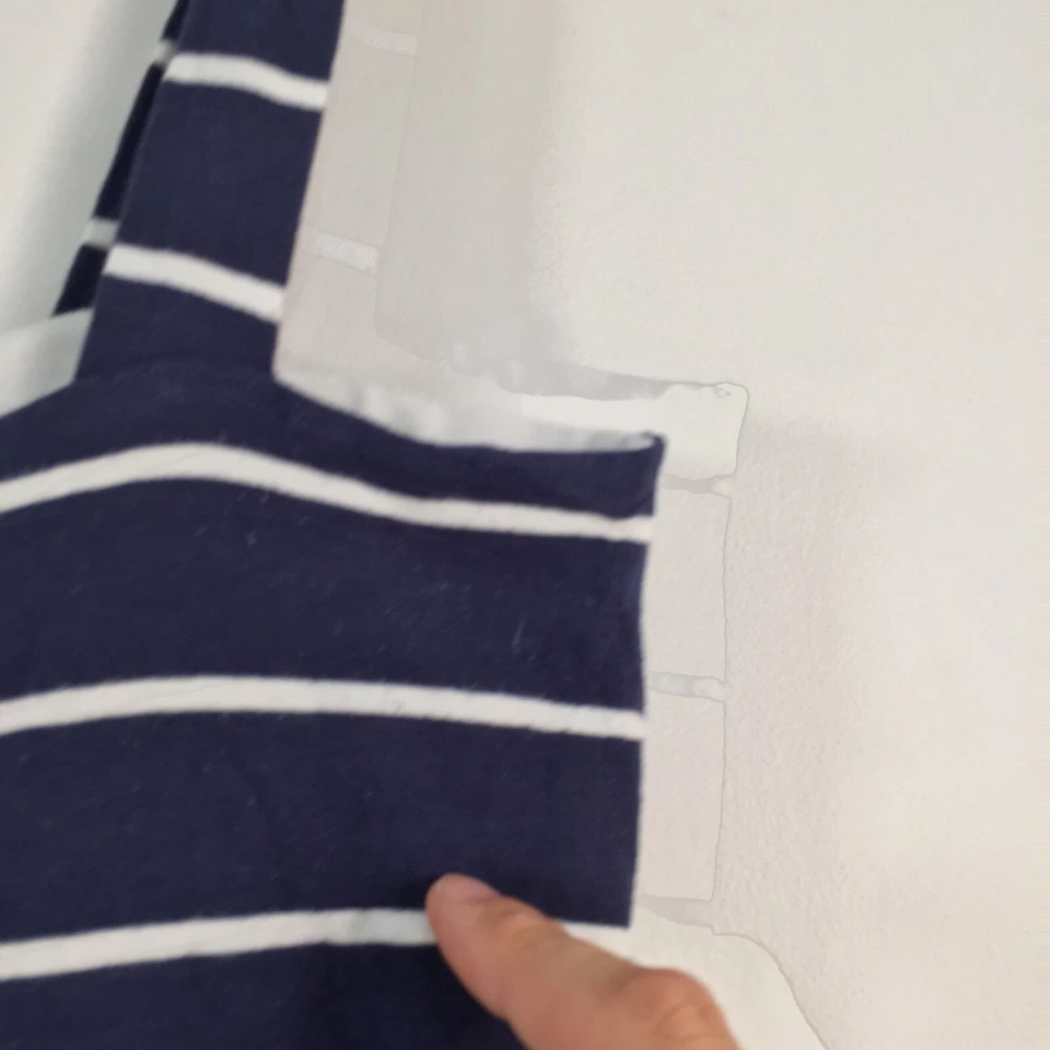 Crossroads Mujer Cami Camiseta sin Mangas Talla L Azul Marino Rayas Sin Mangas Stretc042783 Foto 3 de 4