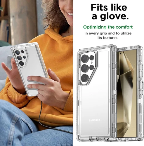 For Samsung  Galaxy S25/S25+/S25  Ultra Case  Defender Shockproof  Hybrid Cover - Picture 7 of 7