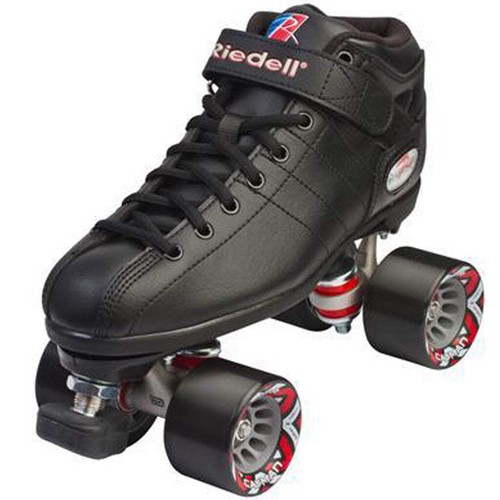 Riedell R3 Rollerskate Black (w Indoor speed Caymans) - Picture 2 of 14