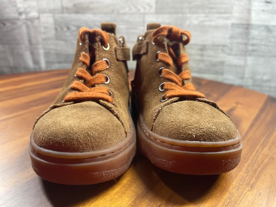 Botas Camper Niños Niños 12M Kido Zapatos Marrón Gamuza Medio Superior Cómodas Senderismo Caminar Foto 4 de 4