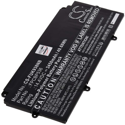 Akku für Fujitsu LifeBook U939 VFY U9390M152TPT Laptop 14,4V 3450mAh/49,7Wh Li-P