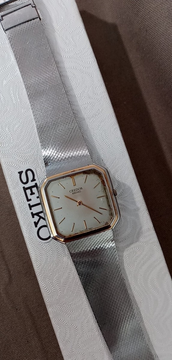 MENS SEIKO CREDOR 6020-5090 QUARTZ WATCH GOOD WORKIING