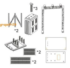 Ho Scale 1:87 G30 Transformer Station Building Kit Railway Diorama Industrial