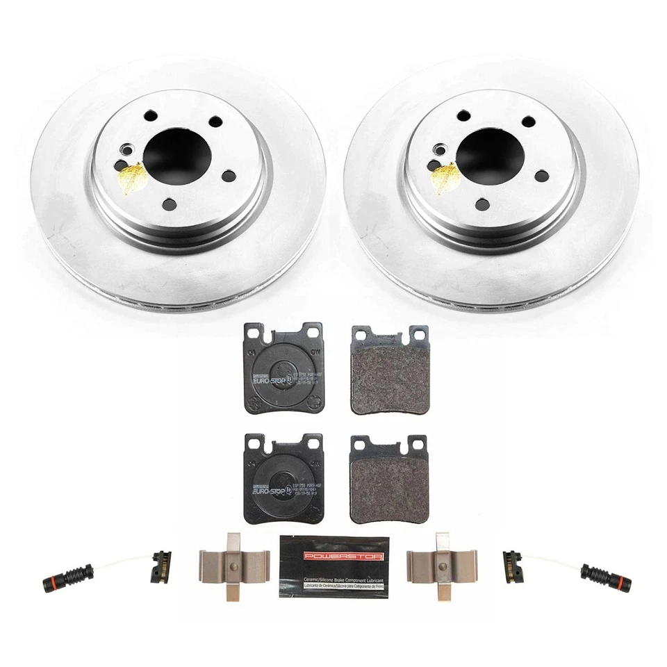 ESK5054 Powerstop Brake Disc and Pad Kits 2-Wheel Set Rear for MB Mercedes E430 - Image 2 of 2