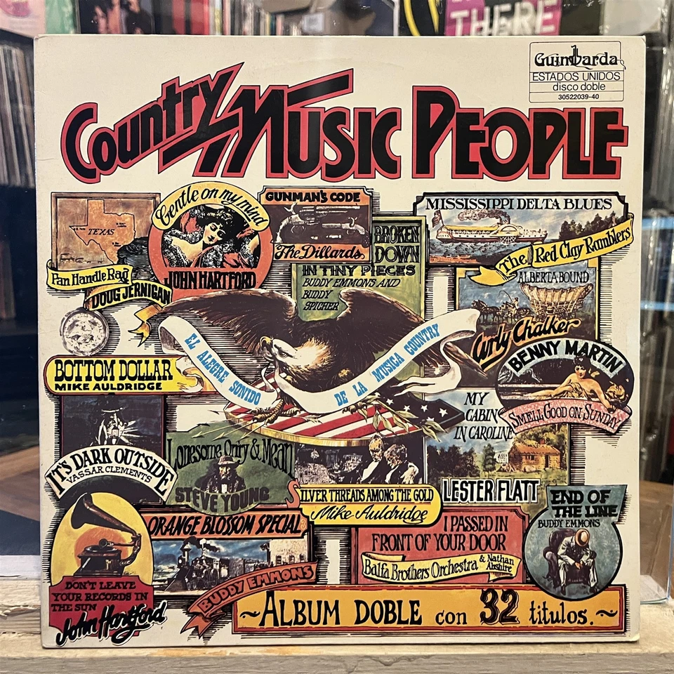 [COUNTRY]~EXC 2 LP~VARIOUS ARTISTS~COUNTRY MUSIC PEOPLE~[1978~SONET]~SPAIN Impor - Image 2 of 4