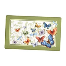 Anti-Fatigue Floor Comfort Mat - 18 x 30 Inch () - Waterproof 18x30 Butterflies