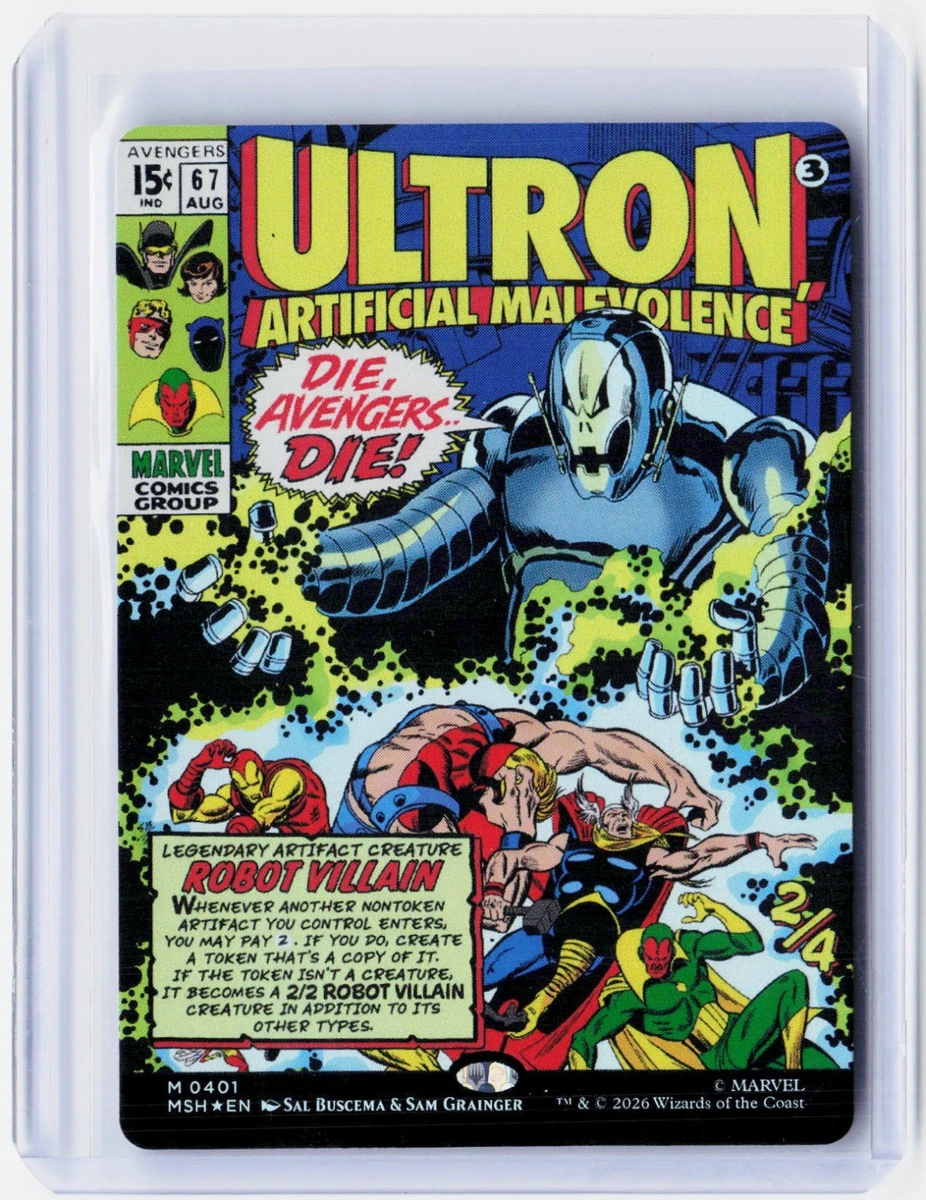 Ultron, Artificial Malevolence 401 Marvel Super Heroes for sale | eBay