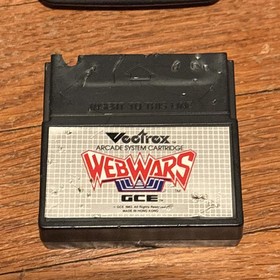 Web Wars Vectrex Cartridge and Overlay Only GCE