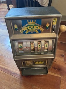 VTG Waco "Casino Crown" Novelty Slot Machine 25¢ Japan Works EXC Condition Wor