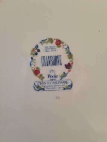 Cranborne Poole Pottery Plate cm diameter Lunch plate. Collectable - Picture 5 of 6