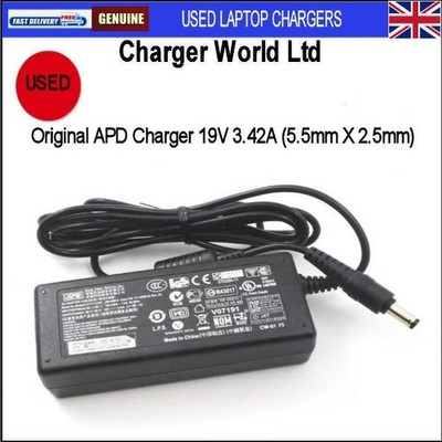 APD NB-65B19 19V 3,42A 65W AC Adapter Ladegerät (5,5mm x 2,5mm)