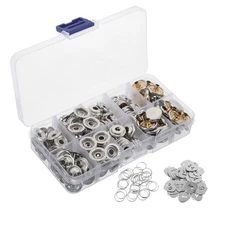 Handmade Bag Snaps Buttons for Projects Metal Fastener Kit