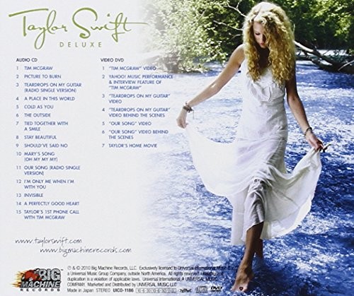 Taylor Swift Deluxe Edition Cd+Dvd Ltd/Ed From Japan CD 15tracks