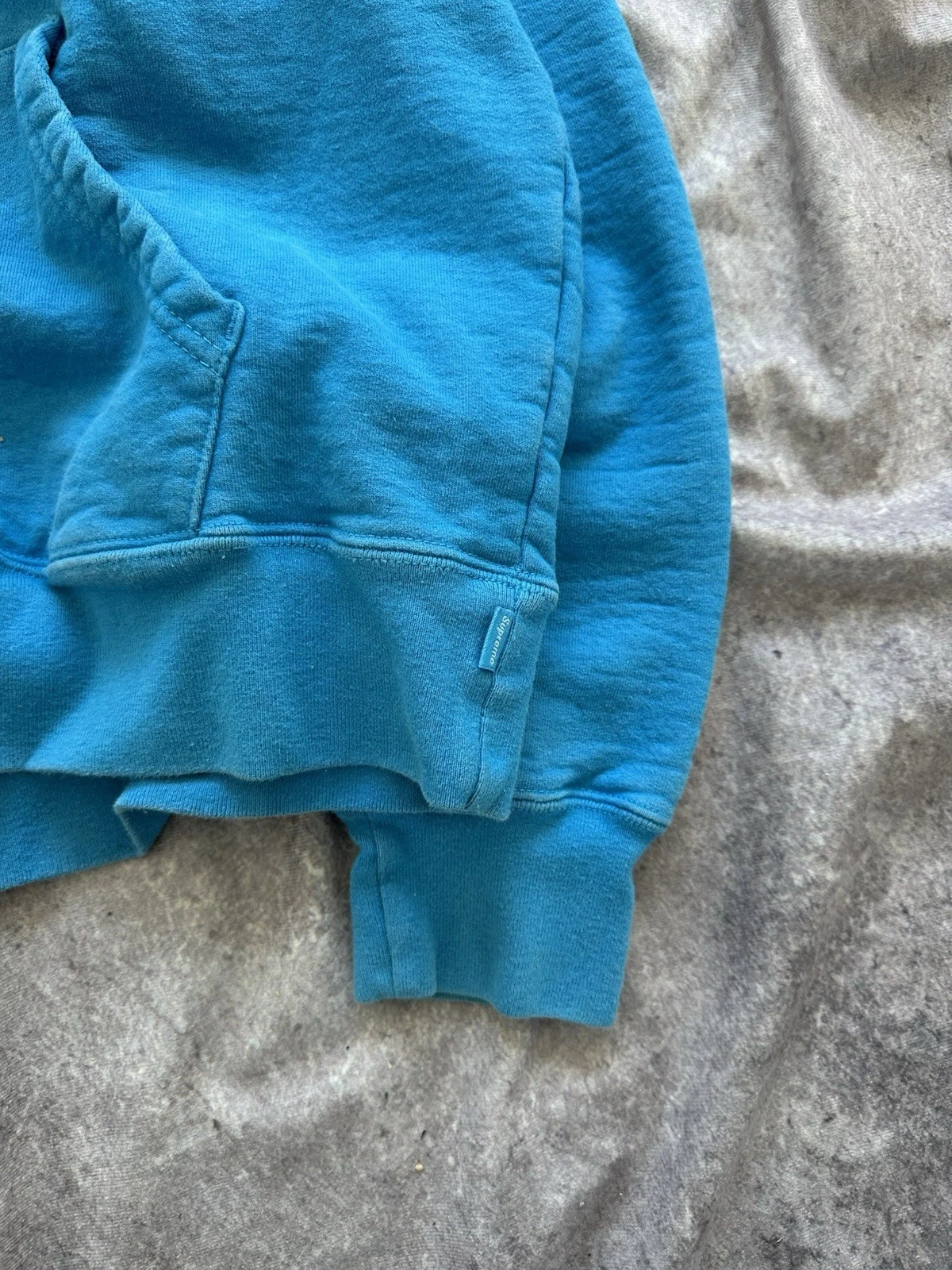 Felpa con cappuccio Supreme Vampire blu P I18 Mike Hill design streetwear