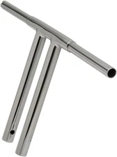Drag Specialties 1-1/2in. Big Buffalo Zero T-Bar- 14in. - Chrome - 0601-4291