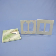 Cooper 9522SG Silver Granite 2-Gang Decorator Unbreakable Nylon Wallplate Cover