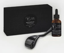 Premium Beard Growth & Conditioning Set: Proven Serum  & Titanium Micro-needle