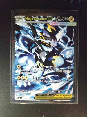 Pokemon TCG Mega Zeraora ex 114/084 SIR ME5: Pitch Black Englisch M/NM