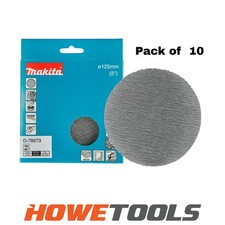 Image of MAKITA D-78673 (pkt of 10) Sanding disc - 125mm 125mm x 180g
