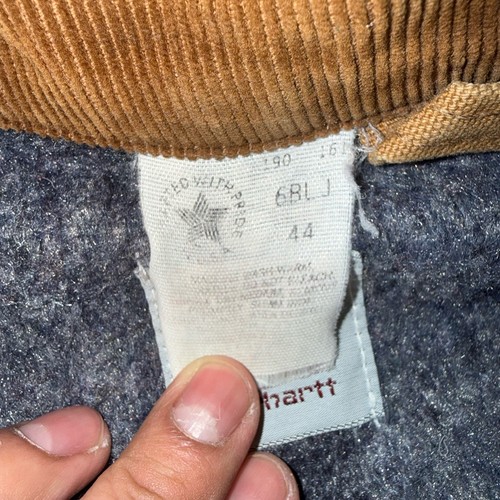 Vintage Carhartt Detroit Jacket J01/J001/6BLJ Tan Brown Blanket Lined Large 44 by Carhartt, Size L, $200 - Photo 3