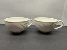 Steelite International Tropical Coffee Tea Cup Mug Bamboo Floral Set Of 2