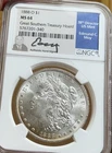 1888-O Morgan Silver Dollar NGC MS64 Great Southern Treasury Hoard Moy Signed