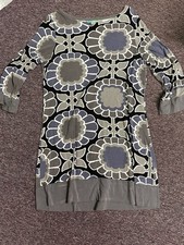 Boden Women's Floral Dress Size 12R Lined W Pockets Fitted 3/4 Sleeve