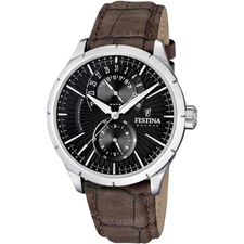 Feast F16573/4 Leather Strap Date Multifunction Men's Watch