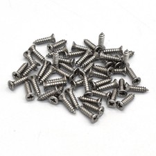 100 Pack 3 X 3/8 Inch Stainless Steel Guitar Pickguard Screws for USA Gibson