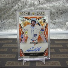 2020 Leaf Flash Aaron Sabato X Autograph Rookie Card #BA-AS1, Ser. #04/10