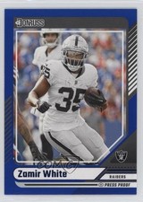 2024 Panini Donruss Blue Press Proof Zamir White #214 1me7