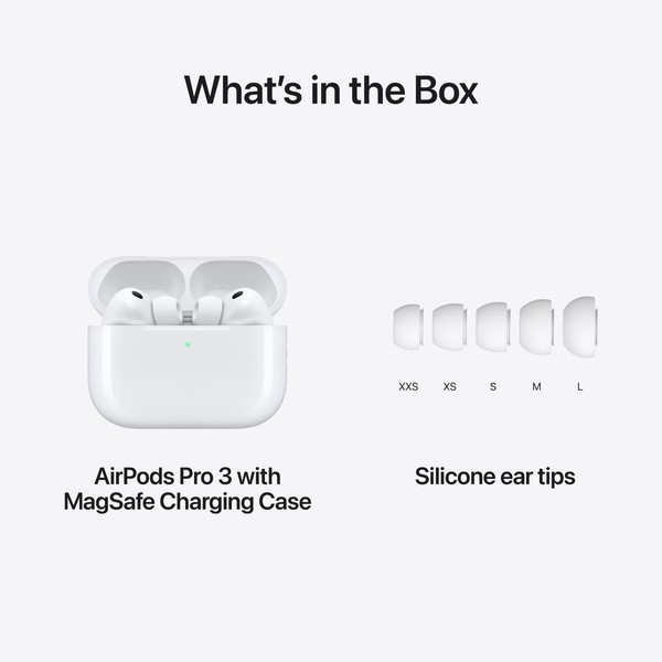 Apple AirPods Pro 3 con Estuche MagSafe Bluetooth - AppleCare+ 4