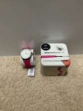 Fossil Women s Watch 18mm With Pink Rubber Band