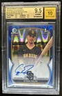 2023 Bowman Chrome Ethan Salas Auto Blue RayWave Refractor 1st #/150 BGS 9.5 10