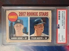 2017 Topps Heritage #214 Aaron Judge/Tyler Austin PSA 10 (RC)