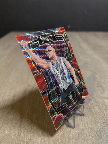 2024 Panini Select WWE Phenomenon the Rock #26 Red Wave Prizm /149 - Picture 2 of 4