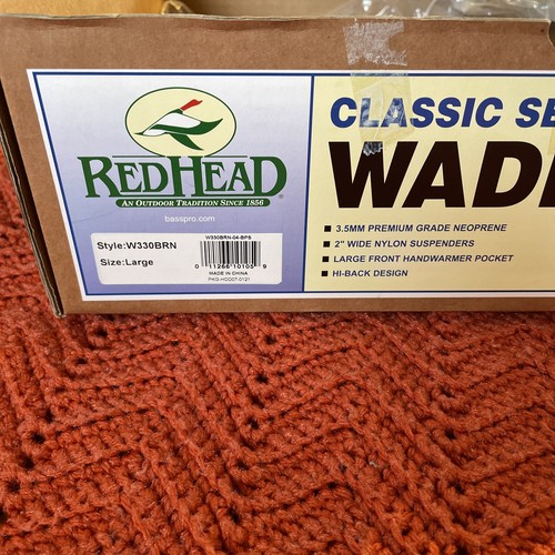 Redhead Bone-Dry Neoprene Chest Sock Feet Waders Brown Size Large - Picture 18 of 22