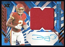 Dyami Brown 2021 Panini XR Rookie Xcellence Blue #RXA-DBR RC Auto /49