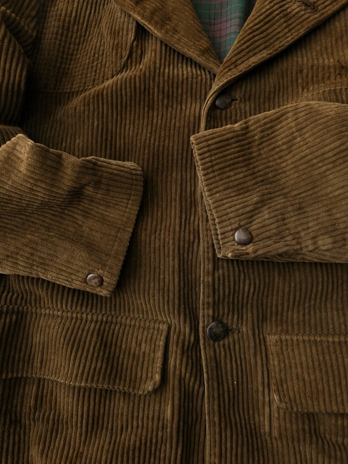 Vintage 1960s Camox Confezioni Brown Corduroy Barnstormer Work Jacket Men's L - product detail image 13