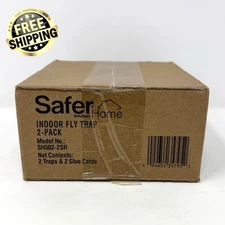 Indoor Plug-in Fly Traps Fruit Flies Gnats 2-Pack Safer Brand Home SH502-2SR