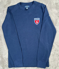 Polo Ralph Lauren Men's Thermal Sleep Shirt - Blue - Size Small