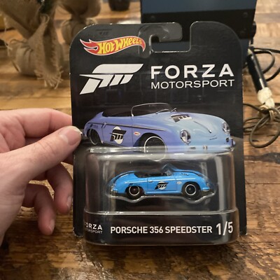 2017 Hot Wheels Forza Motorsport Porsche 356 Speedster Retro Entertainment 1/5