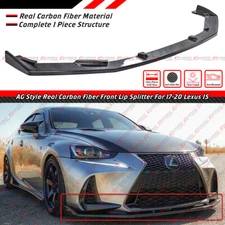 For 2017-2020 Lexus IS300 IS350 AG Style Carbon Fiber Front Bumper Lip Splitter